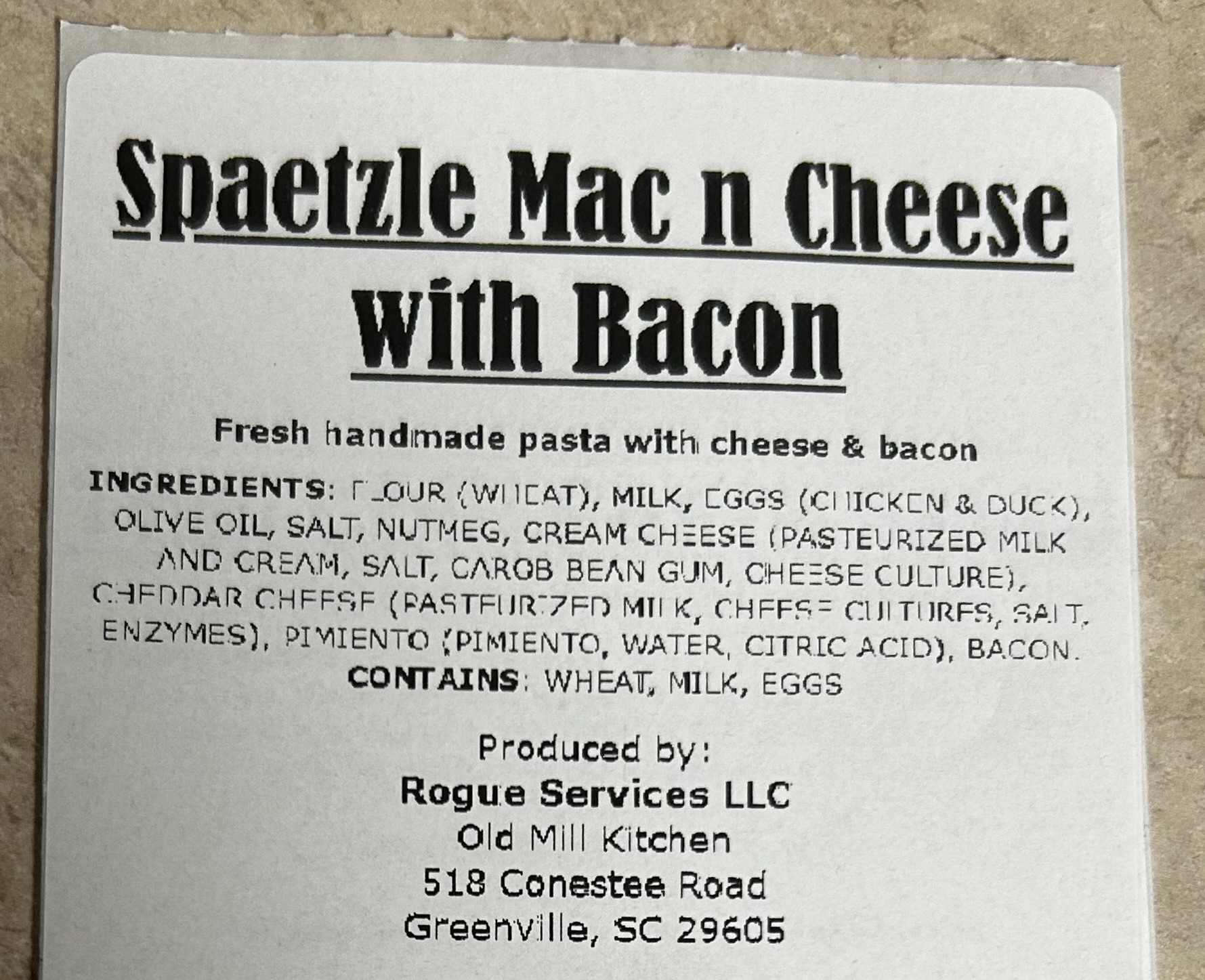 Spätzle Mac photo 3